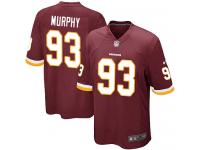 Men Nike NFL Washington Redskins #93 Trent Murphy Home Burgundy Red Game Jersey