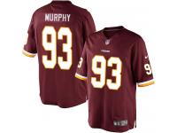 Men Nike NFL Washington Redskins #93 Trent Murphy Home Burgundy Red Limited Jersey