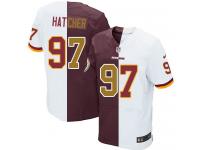 Men Nike NFL Washington Redskins #97 Jason Hatcher Authentic Elite Team Two Tone Jersey