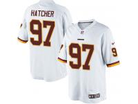 Men Nike NFL Washington Redskins #97 Jason Hatcher Road White Limited Jersey