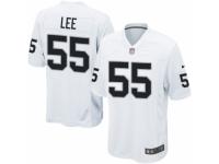 Men Nike Oakland Raiders #55 Marquel Lee Game White NFL Jersey