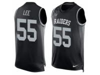 Men Nike Oakland Raiders #55 Marquel Lee Limited Black Player Name & Number Tank Top NFL Jersey