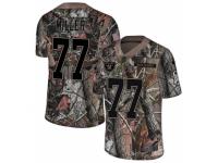 Men Nike Oakland Raiders #77 Kolton Miller Limited Camo Rush Realtree NFL Jersey