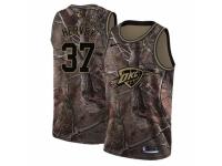Men Nike Oklahoma City Thunder #37 Kevin Hervey Swingman Camo Realtree Collection NBA Jersey
