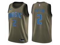 Men Nike Orlando Magic #2 Elfrid Payton Swingman Green Salute to Service NBA Jersey