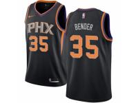 Men Nike Phoenix Suns #35 Dragan Bender  Black Alternate NBA Jersey Statement Edition