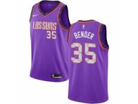 Men Nike Phoenix Suns #35 Dragan Bender  Purple NBA Jersey - 2018/19 City Edition