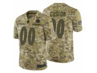 Men Nike Pittsburgh Steelers Customized Limited Camo 2018 Salute to Service NFL Jersey