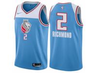 Men Nike Sacramento Kings #2 Mitch Richmond  Blue NBA Jersey - City Edition