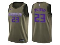 Men Nike Sacramento Kings #23 Ben McLemore Swingman Green Salute to Service NBA Jersey