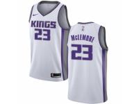 Men Nike Sacramento Kings #23 Ben McLemore White NBA Jersey - Association Edition