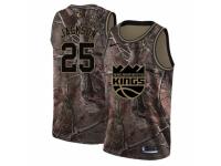 Men Nike Sacramento Kings #25 Justin Jackson Swingman Camo Realtree Collection NBA Jersey