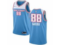 Men Nike Sacramento Kings #88 Nemanja Bjelica Blue NBA Jersey - 2018/19 City Edition