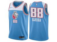 Men Nike Sacramento Kings #88 Nemanja Bjelica Blue NBA Jersey - City Edition