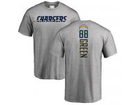 Men Nike Virgil Green Ash Backer - NFL Los Angeles Chargers #88 T-Shirt