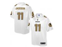Men Nike Washington Redskins #11 DeSean Jackson White-Gold Game Jersey