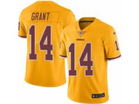 Men Nike Washington Redskins #14 Ryan Grant Limited Gold Rush Vapor Untouchable NFL Jersey