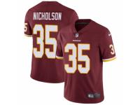 Men Nike Washington Redskins #35 Montae Nicholson Burgundy Red Team Color Vapor Untouchable Limited Player NFL Jersey