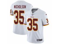 Men Nike Washington Redskins #35 Montae Nicholson White Vapor Untouchable Limited Player NFL Jersey