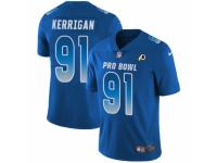 Men Nike Washington Redskins #91 Ryan Kerrigan Limited Royal Blue 2018 Pro Bowl NFL Jersey