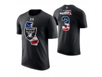 Men Oakland Raiders EJ Manuel #3 Stars and Stripes 2018 Independence Day American Flag T-Shirt