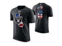 Men Oakland Raiders Jim Otto #0 Stars and Stripes 2018 Independence Day American Flag Retired Player T-Shirt