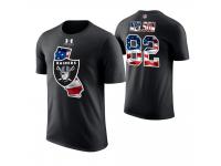 Men Oakland Raiders Jordy Nelson #82 Stars and Stripes 2018 Independence Day American Flag T-Shirt