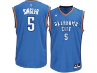Men Oklahoma City Thunder Kyle Singler adidas Light Blue Replica Jersey