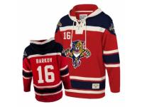 Men Old Time Hockey Florida Panthers #16 Aleksander Barkov Premier Red Sawyer Hooded Sweatshirt