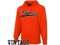 Men Philadelphia Flyers Old Time Hockey Hudson Pullover Hoodie - Orange