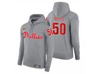 Men Philadelphia Phillies Hector Neris Nike Gray Road Hoodie