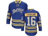 Men Reebok Buffalo Sabres #16 Pat Lafontaine Premier Royal Blue Third NHL Jersey