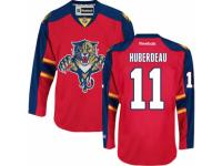 Men Reebok Florida Panthers #11 Jonathan Huberdeau Premier Red Home NHL Jersey