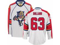 Men Reebok Florida Panthers #63 Dave Bolland Premier White Away NHL Jersey