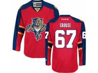 Men Reebok Florida Panthers #67 Lawson Crouse Premier Red Home NHL Jersey