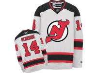 Men Reebok New Jersey Devils #14 Adam Henrique Premier White Away NHL Jersey