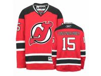 Men Reebok New Jersey Devils #15 Jamie Langenbrunner Premier Red Home NHL Jersey