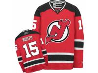 Men Reebok New Jersey Devils #15 Tuomo Ruutu Premier Red Home NHL Jersey