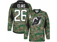 Men Reebok New Jersey Devils #26 Patrik Elias Premier Camo Veterans Day Practice NHL Jersey