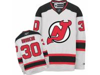 Men Reebok New Jersey Devils #30 Martin Brodeur Premier White Away NHL Jersey