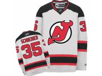 Men Reebok New Jersey Devils #35 Cory Schneider Premier White Away NHL Jersey