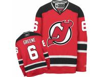 Men Reebok New Jersey Devils #6 Andy Greene Premier Red Home NHL Jersey