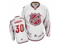 Men Reebok New York Rangers #30 Henrik Lundqvist Premier White 2011 All Star NHL Jersey