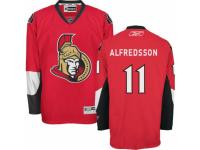 Men Reebok Ottawa Senators #11 Daniel Alfredsson Premier Red Home NHL Jersey