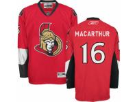 Men Reebok Ottawa Senators #16 Clarke MacArthur Premier Red Home NHL Jersey