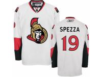 Men Reebok Ottawa Senators #19 Jason Spezza Premier White Away NHL Jersey