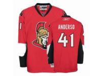 Men Reebok Ottawa Senators #41 Craig Anderson Premier Red Home NHL Jersey