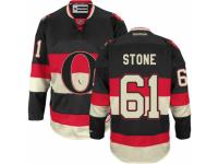 Men Reebok Ottawa Senators #61 Mark Stone Premier Black New Third NHL Jersey