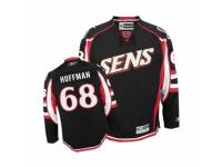 Men Reebok Ottawa Senators #68 Mike Hoffman Premier Black Third NHL Jersey