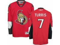 Men Reebok Ottawa Senators #7 Kyle Turris Premier Red Home NHL Jersey